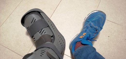 Laufschuh Gipsfuss