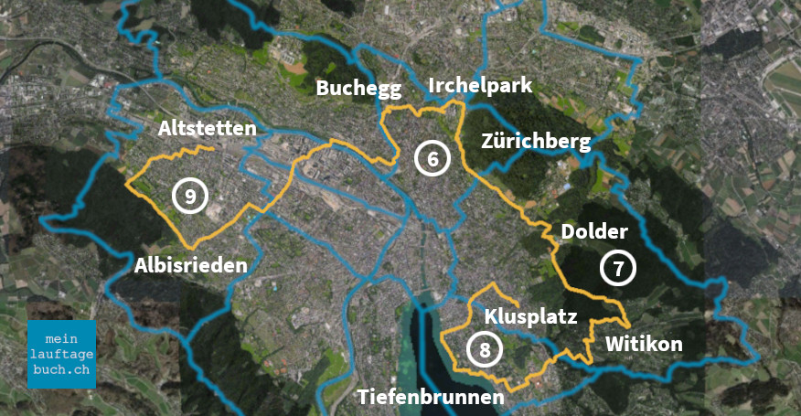 Zürich Kreis Lauf Stadtkreise Laufen