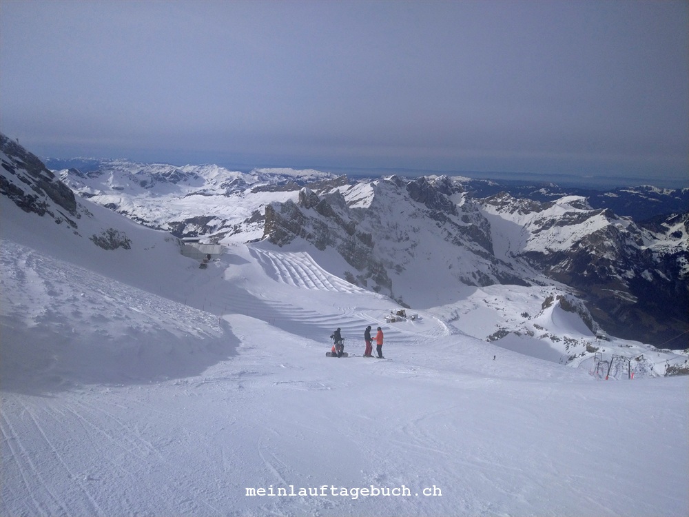 Engelberg Titlis Jochpass Skifahren Skiferien