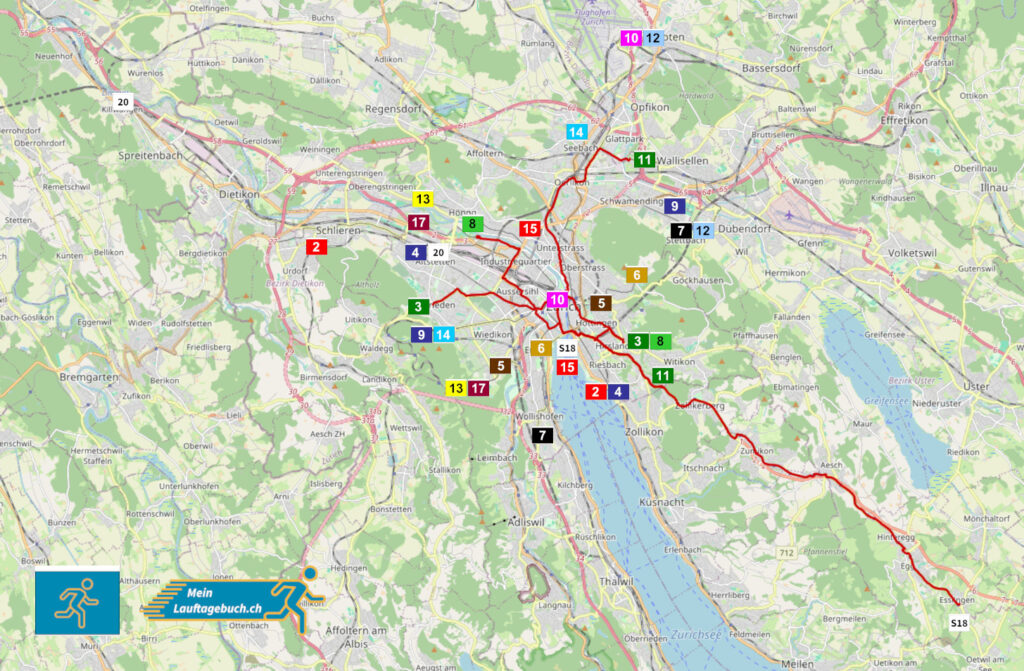Laufen züritramlauf Zürich Linie 3 8 Klusplatz Albisrieden Hardturm