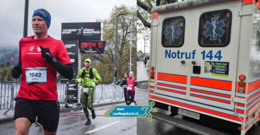 Zürich Marathon 2024 DNF Regen Schnee Kälte Notfall Krankenwagen Spital
